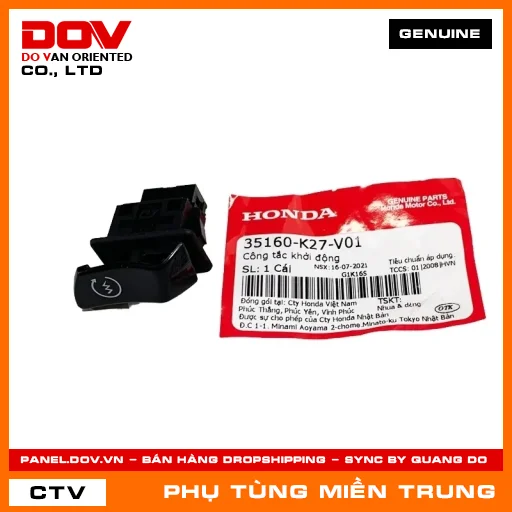 CÔNG TẮC KHỞI ĐỘNG HONDA CHÍNH HÃNG (MÃ: 35160K27V01) — 35160K27V01