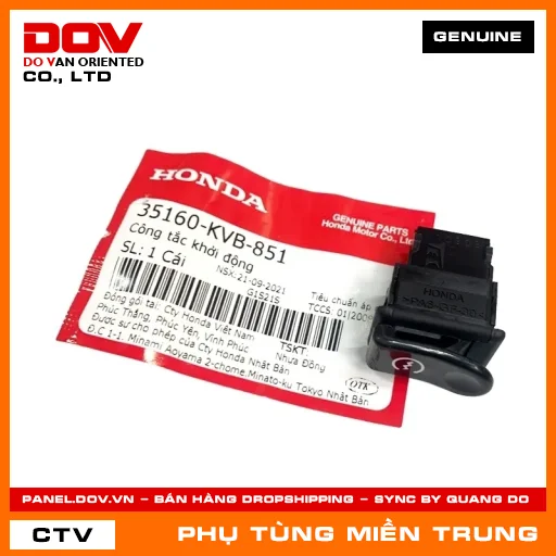 CÔNG TẮC KHỞI ĐỘNG HONDA CHÍNH HÃNG (MÃ: 35160KVB851) — 35160KVB851