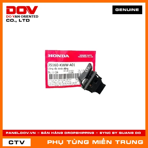 CÔNG TẮC KHỞI ĐỘNG HONDA CHÍNH HÃNG (MÃ: 35160KWWA01) — 35160KWWA01