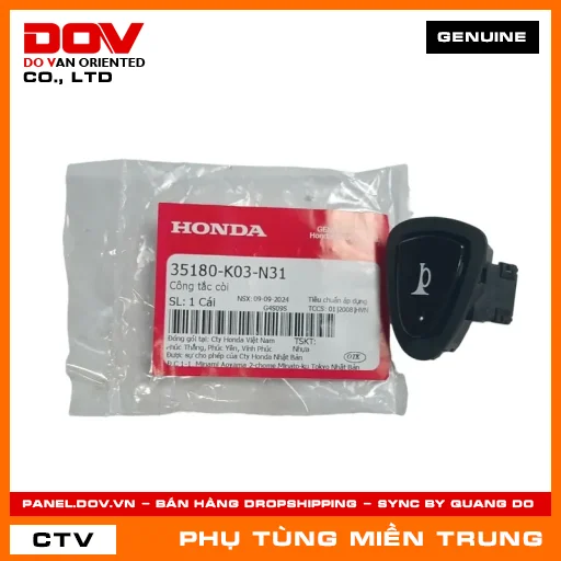 CÔNG TẮC CÒI HONDA CHÍNH HÃNG (MÃ: 35180K03N31) — 35180K03N31