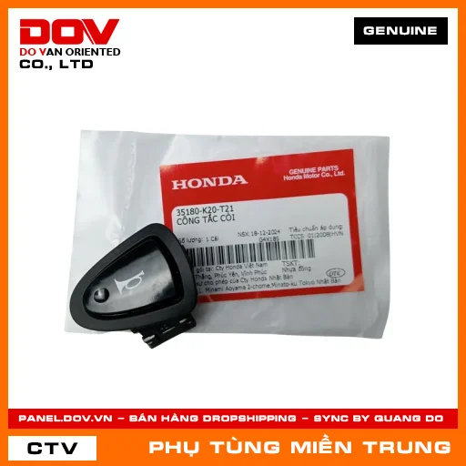 CÔNG TẮC CÒI HONDA CHÍNH HÃNG (MÃ: 35180K20T21) — 35180K20T21