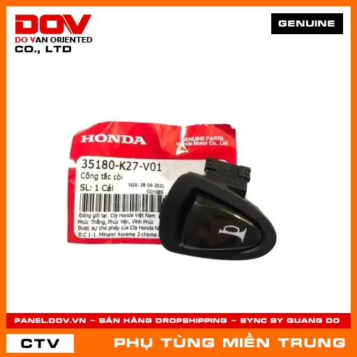 CÔNG TẮC CÒI HONDA CHÍNH HÃNG (MÃ: 35180K27V01) — 35180K27V01