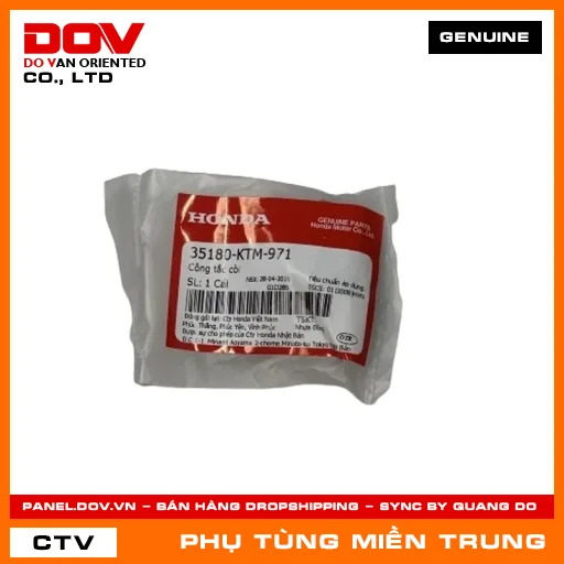 CÔNG TẮC CÒI HONDA CHÍNH HÃNG (MÃ: 35180KTM971) — 35180KTM971