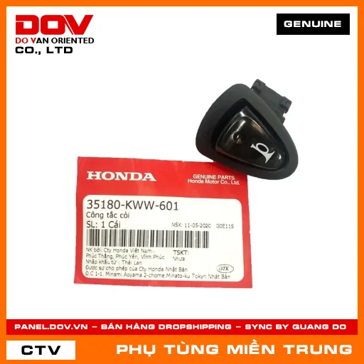 CÔNG TẮC CÒI HONDA CHÍNH HÃNG (MÃ: 35180KWW601) — 35180KWW601