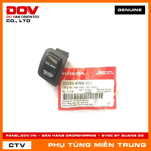 CÔNG TẮC MÁY CHẠY CẦM CHỪNG HONDA CHÍNH HÃNG (MÃ: 35190KWN901) — 35190KWN901