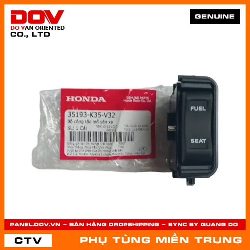 BỘ CÔNG TẮC MỞ YÊN XE HONDA CHÍNH HÃNG (MÃ: 35193K35V32) — 35193K35V32