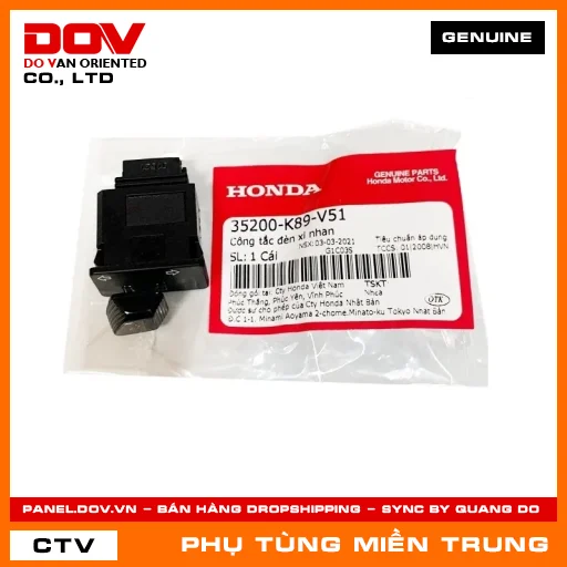 CÔNG TẮC ĐÈN XI NHAN HONDA CHÍNH HÃNG (MÃ: 35200K89V51) — 35200K89V51
