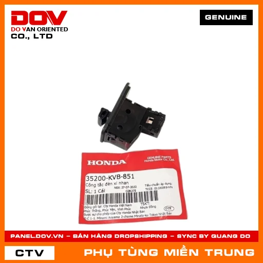 CÔNG TẮC ĐÈN XI NHAN HONDA CHÍNH HÃNG (MÃ: 35200KVB851) — 35200KVB851