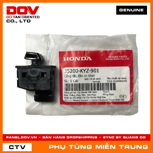 CÔNG TẮC ĐÈN XI NHAN HONDA CHÍNH HÃNG (MÃ: 35200KYZ901) — 35200KYZ901