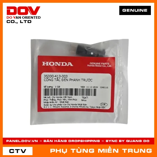 CÔNG TẮC ĐÈN PHANH TRƯỚC HONDA CHÍNH HÃNG (MÃ: 35330413003) — 35330413003