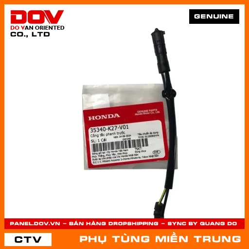CÔNG TẮC PHANH TRƯỚC HONDA CHÍNH HÃNG (MÃ: 35340K27V01) — 35340K27V01