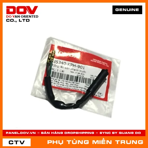 CÔNG TẮC ĐÈN PHANH TRƯỚC HONDA CHÍNH HÃNG (MÃ: 35340KPH901) — 35340KPH901