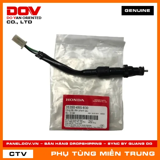 CÔNG TẮC ĐÈN PHANH SAU HONDA CHÍNH HÃNG (MÃ: 35350KRS830) — 35350KRS830