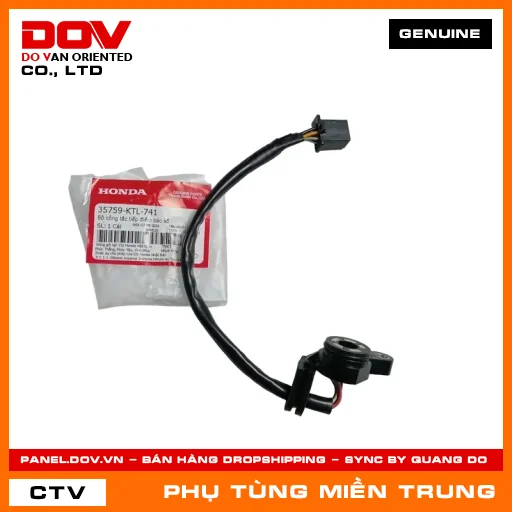 BỘ CÔNG TẮC TIẾP ĐIỂM BÁO SỐ HONDA CHÍNH HÃNG (MÃ: 35759KTL741) — 35759KTL741