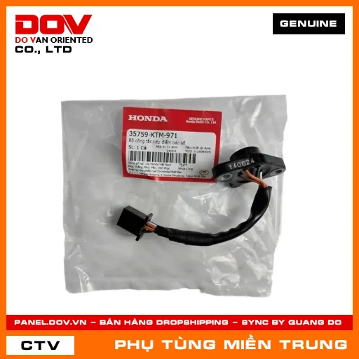 BỘ CÔNG TẮC TIẾP ĐIỂM BÁO SỐ HONDA CHÍNH HÃNG (MÃ: 35759KTM971) — 35759KTM971