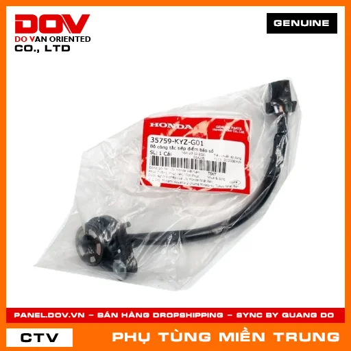 BỘ CÔNG TẮC TIẾP ĐIỂM BÁO SỐ HONDA CHÍNH HÃNG (MÃ: 35759KYZG01) — 35759KYZG01
