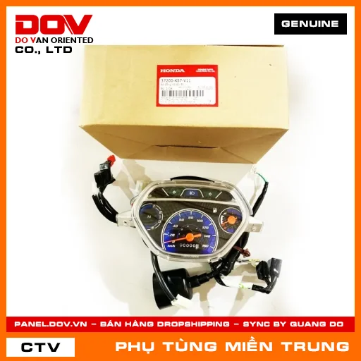 BỘ ĐỒNG HỒ TỐC ĐỘ HONDA CHÍNH HÃNG (MÃ: 37200K57V11) — 37200K57V11