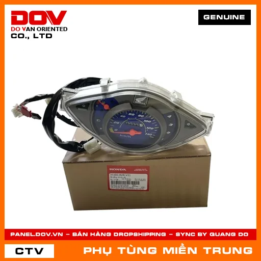 BỘ ĐỒNG HỒ TỐC ĐỘ HONDA CHÍNH HÃNG (MÃ: 37200KVRV21) — 37200KVRV21