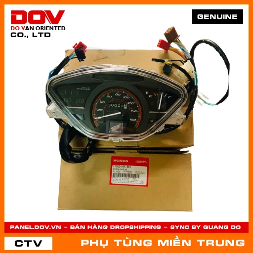 BỘ ĐỒNG HỒ TỐC ĐỘ HONDA CHÍNH HÃNG (MÃ: 37200KYL861) — 37200KYL861
