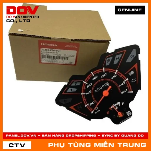 CỤM ĐỒNG HỒ TỐC ĐỘ HONDA CHÍNH HÃNG (MÃ: 37210K90VC1) — 37210K90VC1