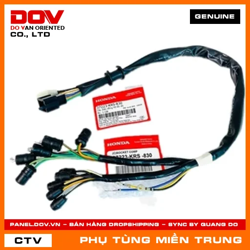 DÂY ĐIỆN ĐỒNG HỒ TỐC ĐỘ HONDA CHÍNH HÃNG (MÃ: 37223KRS830) — 37223KRS830