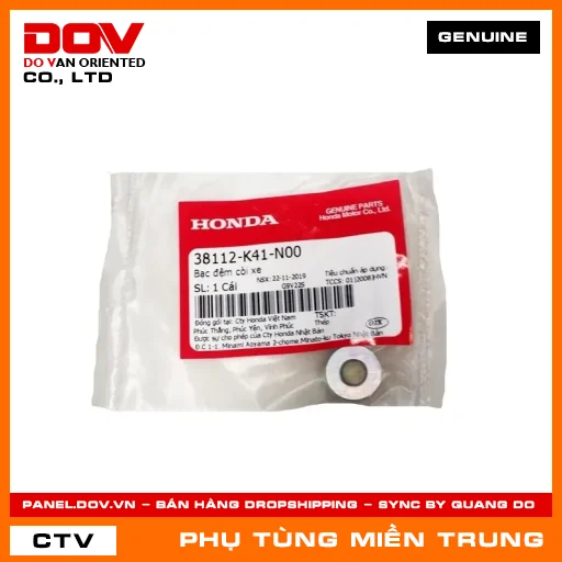 BẠC ĐỆM CÒI XE HONDA CHÍNH HÃNG (MÃ: 38112K41N00) — 38112K41N00