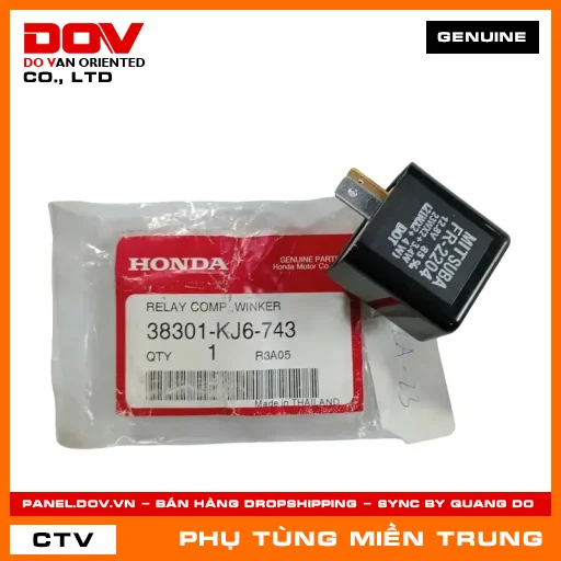 RƠ LE XI NHAN HONDA CHÍNH HÃNG (MÃ: 38301KJ6743) — 38301KJ6743