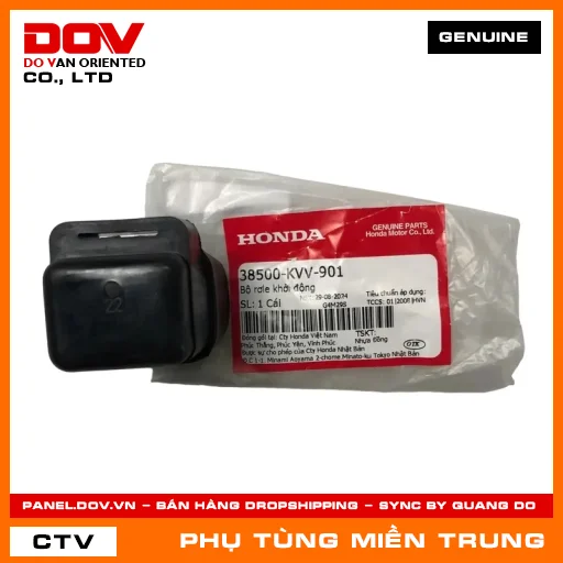 BỘ RƠLE KHỞI ĐỘNG HONDA CHÍNH HÃNG (MÃ: 38500KVV901) — 38500KVV901
