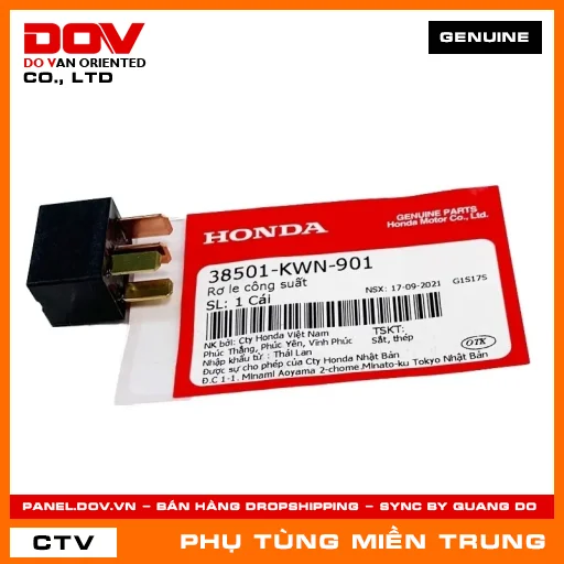 RƠ LE CÔNG SUẤT HONDA CHÍNH HÃNG (MÃ: 38501KWN901) — 38501KWN901