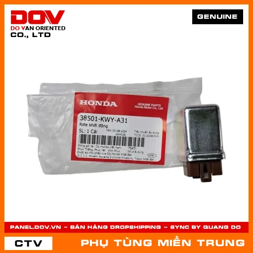 RƠLE KHỞI ĐỘNG HONDA CHÍNH HÃNG (MÃ: 38501KWYA31) — 38501KWYA31