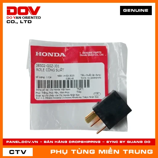 RƠLE CÔNG SUẤT HONDA CHÍNH HÃNG (MÃ: 38502GGZJ01) — 38502GGZJ01
