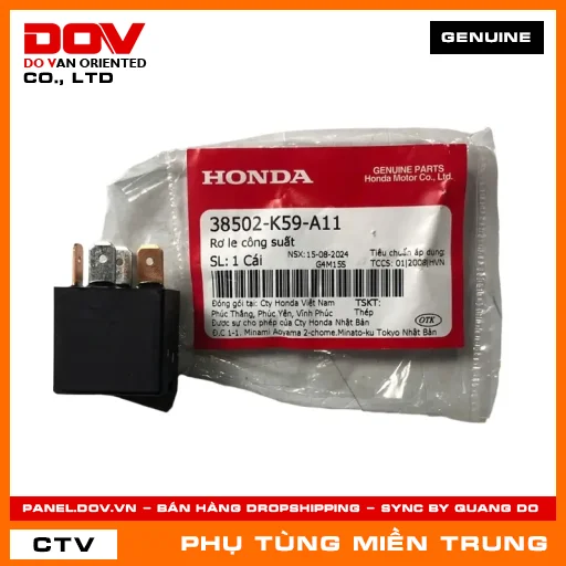 RƠ LE CÔNG SUẤT HONDA CHÍNH HÃNG (MÃ: 38502K59A11) — 38502K59A11