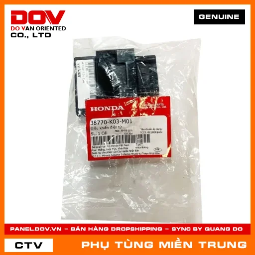 ĐIỀU KHIỂN PHUN XĂNG ĐIỆN TỬ HONDA CHÍNH HÃNG (MÃ: 38770K03M01) — 38770K03M01