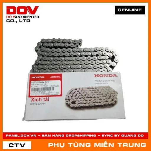 XÍCH TẢI (KMC) 102 MẮT HONDA CHÍNH HÃNG (MÃ: 40530KWWB21) — 40530KWWB21