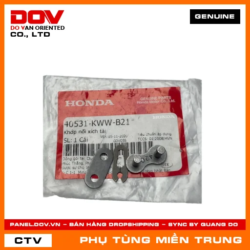 KHỚP NỐI XÍCH TẢI HONDA CHÍNH HÃNG (MÃ: 40531KWWB21) — 40531KWWB21