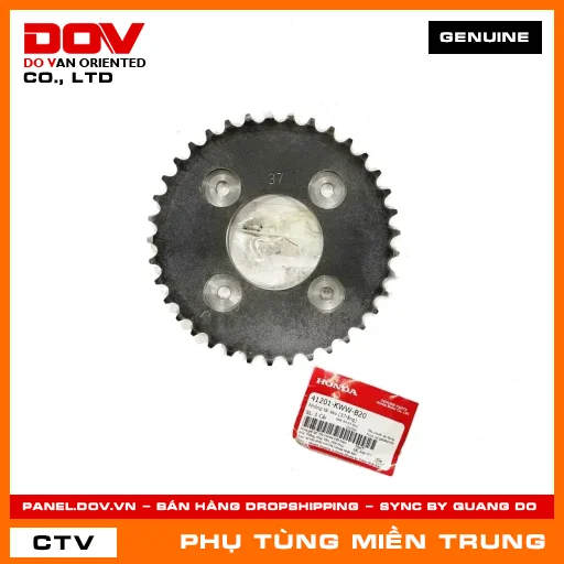 NHÔNG TẢI SAU (37RĂNG) HONDA CHÍNH HÃNG (MÃ: 41201KWWB20) — 41201KWWB20