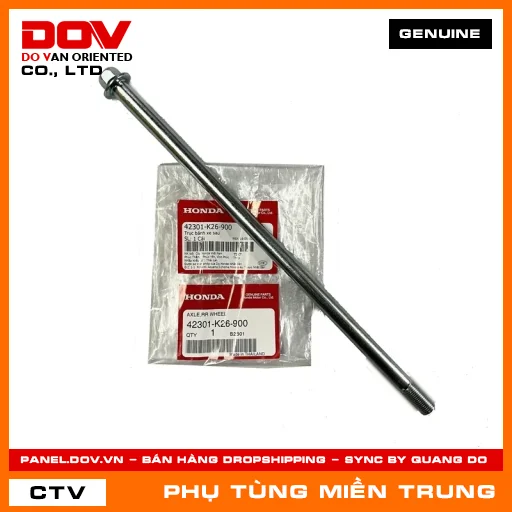 TRỤC BÁNH XE SAU HONDA CHÍNH HÃNG (MÃ: 42301K26900) — 42301K26900