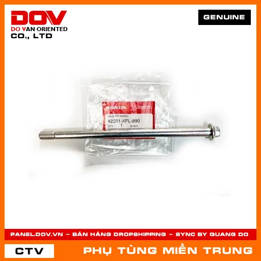 TRỤC BÁNH XE SAU HONDA CHÍNH HÃNG (MÃ: 42301KFL890) — 42301KFL890