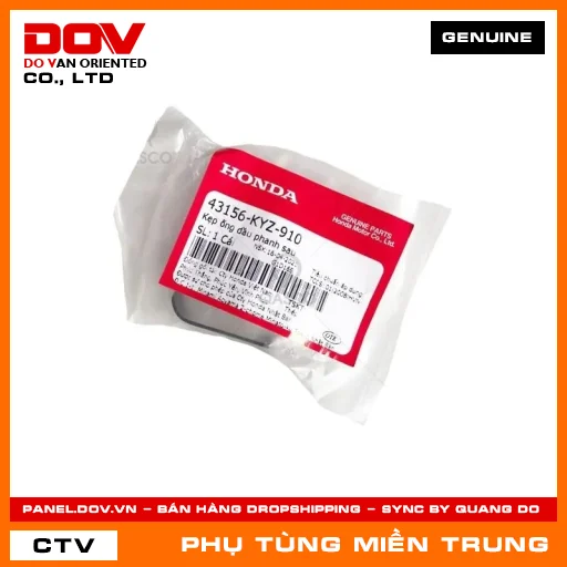 KẸP ỐNG DẦU PHANH SAU HONDA CHÍNH HÃNG (MÃ: 43156KYZ910) — 43156KYZ910