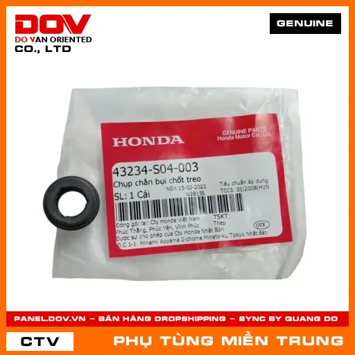 CHỤP CHẮN BỤI CHỐT TREO HONDA CHÍNH HÃNG (MÃ: 43234S04003) — 43234S04003