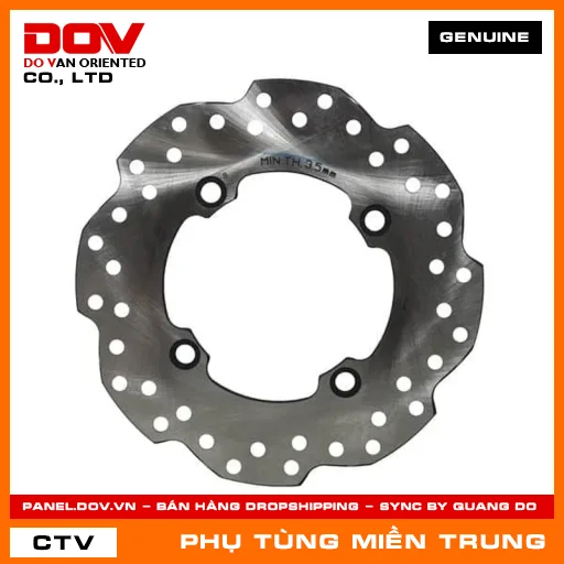 ĐĨA PHANH SAU HONDA CHÍNH HÃNG (MÃ: 43251K15601) — 43251K15601