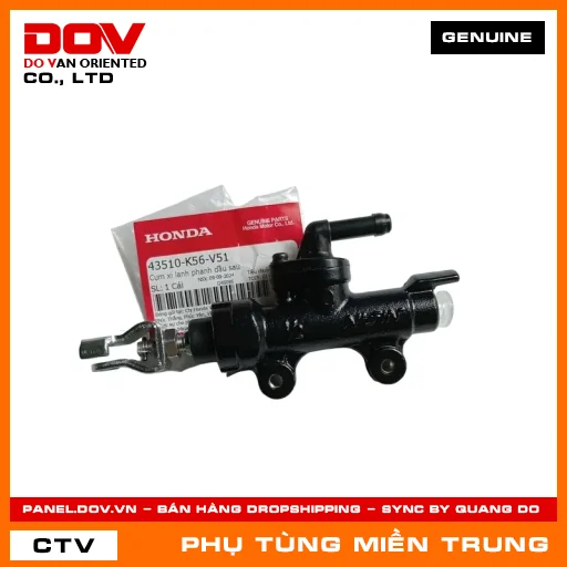 CỤM XI LANH PHANH DẦU SAU HONDA CHÍNH HÃNG (MÃ: 43510K56V51) — 43510K56V51
