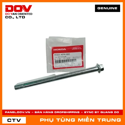 TRỤC BÁNH XE TRƯỚC HONDA CHÍNH HÃNG (MÃ: 44301KFM900) — 44301KFM900