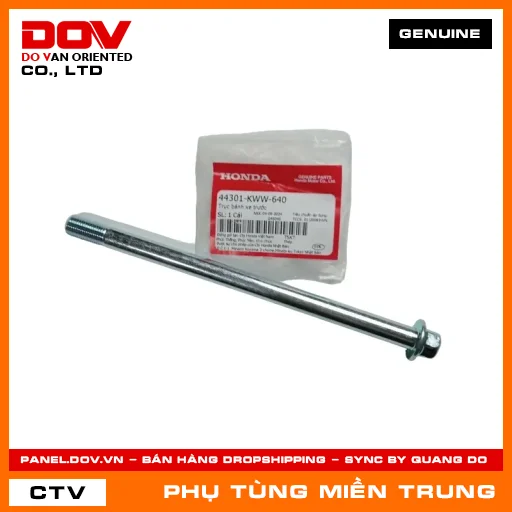 TRỤC BÁNH XE TRƯỚC HONDA CHÍNH HÃNG (MÃ: 44301KWW640) — 44301KWW640