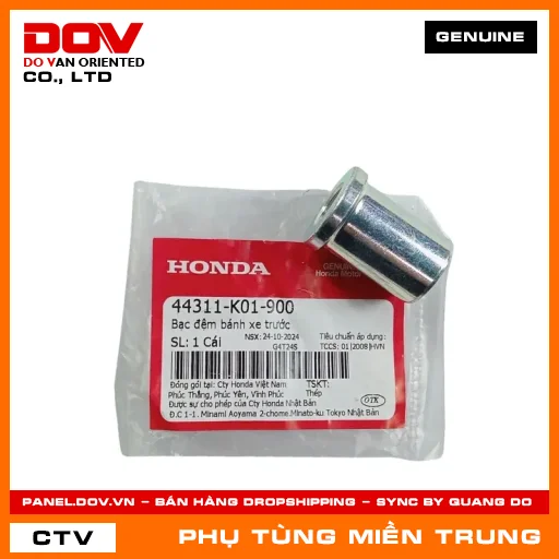 BẠC ĐỆM BÁNH XE TRƯỚC HONDA CHÍNH HÃNG (MÃ: 44311K01900) — 44311K01900