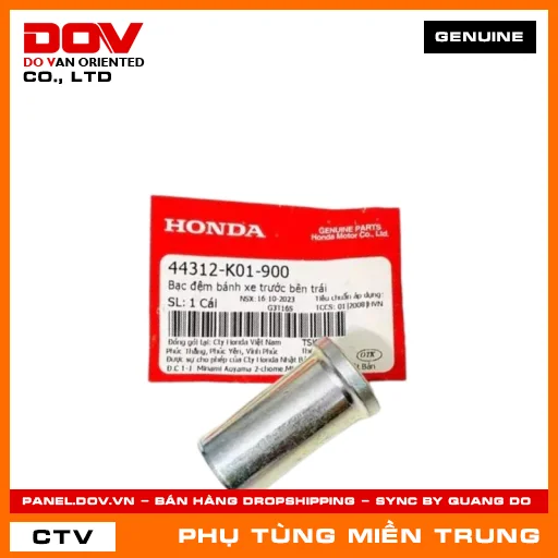 BẠC ĐỆM BÁNH XE TRƯỚC BÊN TRÁI HONDA CHÍNH HÃNG (MÃ: 44312K01900) — 44312K01900