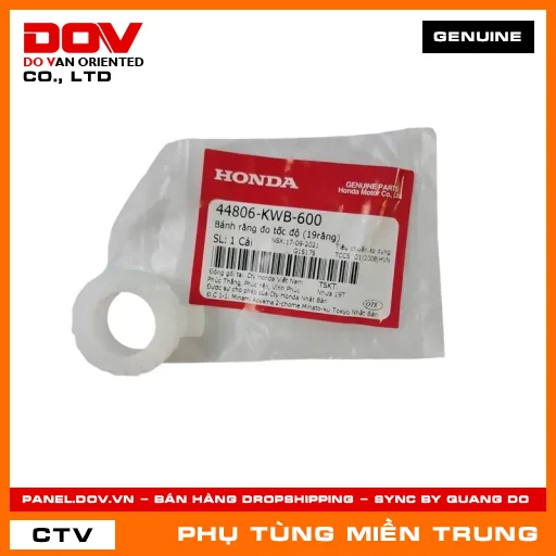 BÁNH RĂNG ĐO TỐC ĐỘ (19RĂNG) HONDA CHÍNH HÃNG (MÃ: 44806KWB600) — 44806KWB600