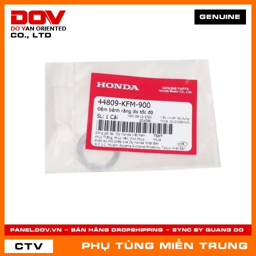 ĐỆM BÁNH RĂNG ĐO TỐC ĐỘ HONDA CHÍNH HÃNG (MÃ: 44809KFM900) — 44809KFM900