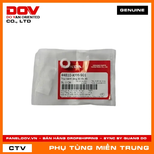 TRỤC BÁNH RĂNG ĐO TỐC ĐỘ HONDA CHÍNH HÃNG (MÃ: 44810KFM901) — 44810KFM901