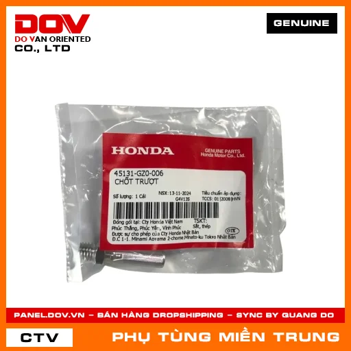 CHỐT TRƯỢT HONDA CHÍNH HÃNG (MÃ: 45131GZ0006) — 45131GZ0006
